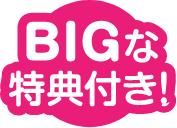 bigな特典付き！